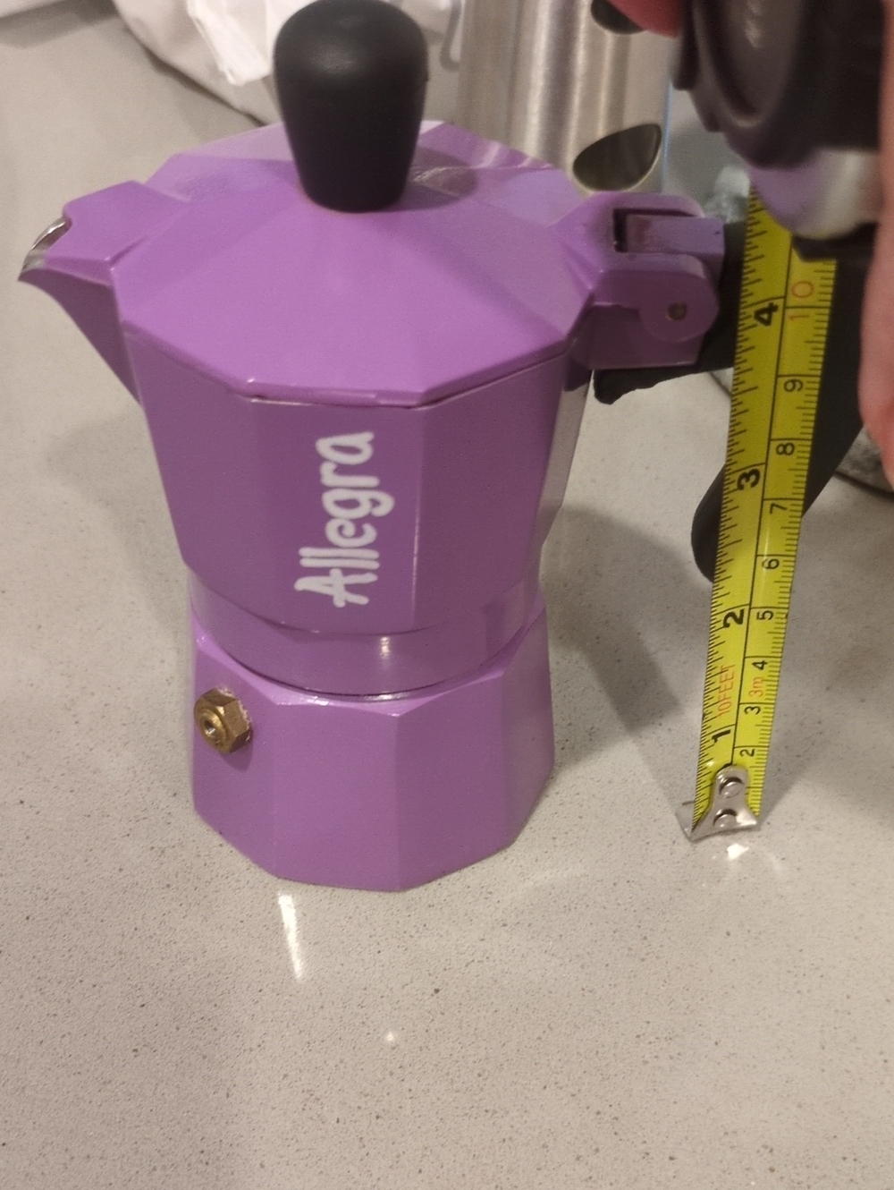 Allegra Purple Stovetop Espresso Maker